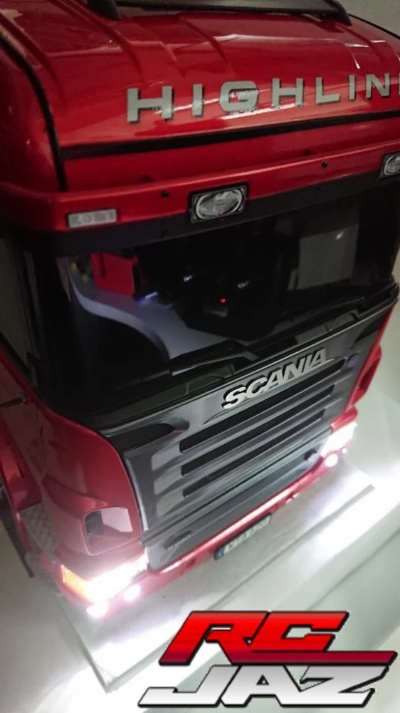 23670 Tamiya - 1/14 RC RTR Scania R620 6x4 Highline Tractor Truck Full Operation Finished Truck Red Limited Edition 13 23670 Tamiya - 1/14 RC RTR Scania R620 6x4 Highline Tractor Truck Full Operation Finished Truck Red Limited Edition - Image 11