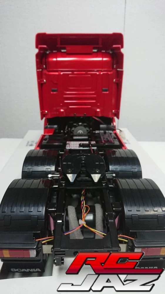 23670 Tamiya - 1/14 RC RTR Scania R620 6x4 Highline Tractor Truck Full Operation Finished Truck Red Limited Edition 16 23670 Tamiya - 1/14 RC RTR Scania R620 6x4 Highline Tractor Truck Full Operation Finished Truck Red Limited Edition - Image 14