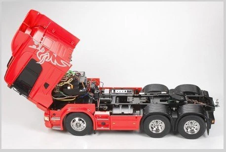 23670 Tamiya - 1/14 RC RTR Scania R620 6x4 Highline Tractor Truck Full Operation Finished Truck Red Limited Edition 5 23670 Tamiya - 1/14 RC RTR Scania R620 6x4 Highline Tractor Truck Full Operation Finished Truck Red Limited Edition - Image 3