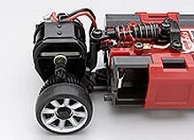 30398R Kyosho - 1/27 R/C EP TOURING CAR MINI-Z Racer MR-015 HM - Volkswagen Golf GTI - Red