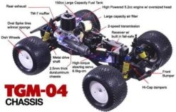 43530 Tamiya - TNX 5.2R Assembled - RC GP RTR TNX 5.2R - TGM04 4x4 Custom Monster Truck (ready To Run)