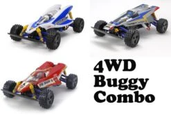 Buggy Tamiya Combo 1/10 #47457 Fire Dragon 2020 & #47458 Thunder Dragon 2021 & #47459 Saint Dragon 4WD 2021 (w/o ESC)