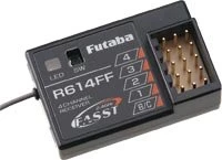 4PK Futaba 4-Channel 2.4GHz FASST (TX: T4PKS / RX: R614FF X2pcs)