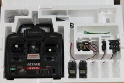 Attack Futaba 4VWD 4-Channel AM 27MHZ/ R124H/ 2xS3003