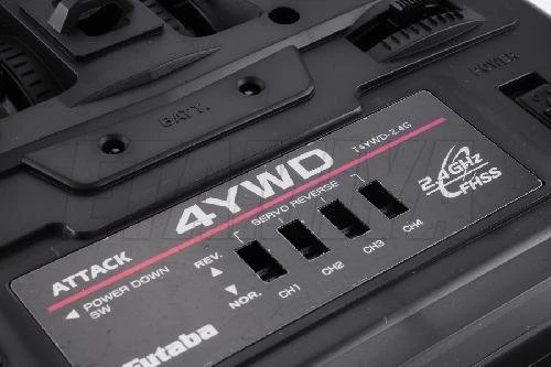 Attack Futaba 4YWD 4-Channel 2.4GHz FHSS / R214GFE (for RC Tank/Truck) 4 Attack Futaba 4YWD 4-Channel 2.4GHz FHSS / R214GFE (for RC Tank/Truck) - Image 2