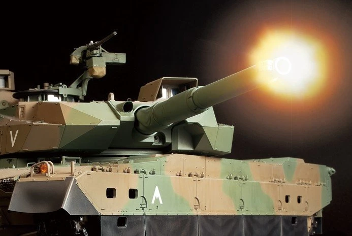 56037 Tamiya - 1/16 RC Japan Ground Self Defense Force Type 10 Tank Full Option Kit W/Control Unit 5 56037 Tamiya - 1/16 RC Japan Ground Self Defense Force Type 10 Tank Full Option Kit W/Control Unit - Image 3