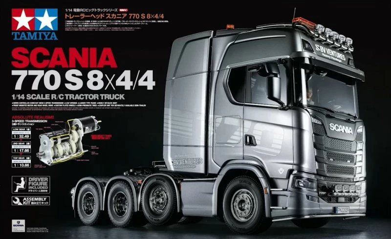 56371 Tamiya - 1/14 Scania 770 S 8X4/4 3 56371 Tamiya - 1/14 Scania 770 S 8X4/4