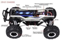 58414 Tamiya - 1/10 RC Mercedes-Benz Unimog 406 Series U900 CR01 CR-01 Chassis -Remote Control Model Shop b 58414 SUB 5