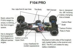 58431 Tamiya - 1/10 RC F104 PRO W/Body (F104 Chassis) 10 58431 Tamiya - 1/10 RC F104 PRO W/Body (F104 Chassis) -Remote Control Model Shop b 58431 SUB 3