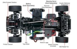 58454 Tamiya - 1/10 RC Honda S800 Racing- M05