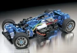 84131 Tamiya -1/10 RC M05 PRO Chassis Kit - M05 Blue Plated Version