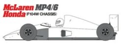 84193 Tamiya - 1/10 RC McLaren MP4/6 - (F104W Chassis)