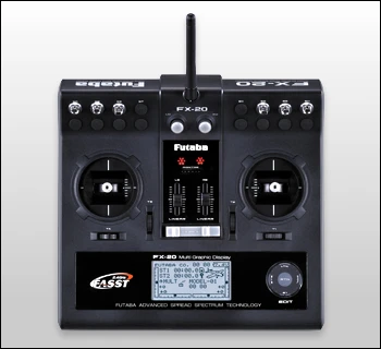 FX-20 Futaba - 8-Channel Radio With R6208SB Receiver And Radio Tray 3 FX-20 Futaba - 8-Channel Radio With R6208SB Receiver And Radio Tray