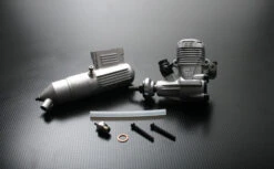 10LA O.S. Engine Silver (Codec:11411)