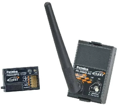PK-FSM2.4G Futaba FASST Tx/Rx 3PK Module/Receiver R603FS 3-Channel Set 3 PK-FSM2.4G Futaba FASST Tx/Rx 3PK Module/Receiver R603FS 3-Channel Set