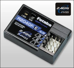 R204GF-E Futaba S-FHSS 2.4GHz 4-Channel HV Micro Receiver For 4 PKS