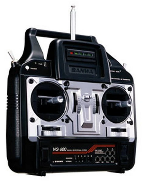 VG600 Sanwa FM 35mhz 6 Channel Radio Control W/ RX611 Receiver & 4x SRM-102 Servos & Tx&Rx Ni-cd Battery & 220V Charger 3 VG600 Sanwa FM 35mhz 6 Channel Radio Control W/ RX611 Receiver & 4x SRM-102 Servos & Tx&Rx Ni-cd Battery & 220V Charger