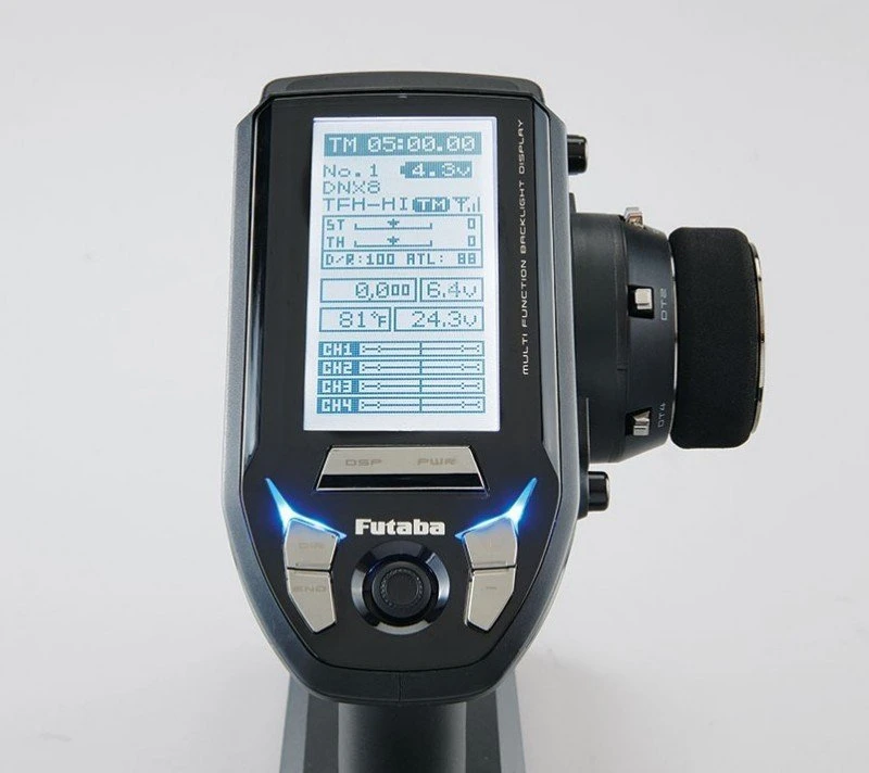 4PV Futaba 2.4GHZ/T-FHSS Transmitter With Receiver R314SB 4 4PV Futaba 2.4GHZ/T-FHSS Transmitter With Receiver R314SB - Image 2