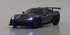 32334GM Kyosho - MINI-Z RWD Series Ready Set Chevrolet Corvette ZR1 Shadow Gray Metallic (with LED) -Remote Control Model Shop b ky 32334gm SUB 3