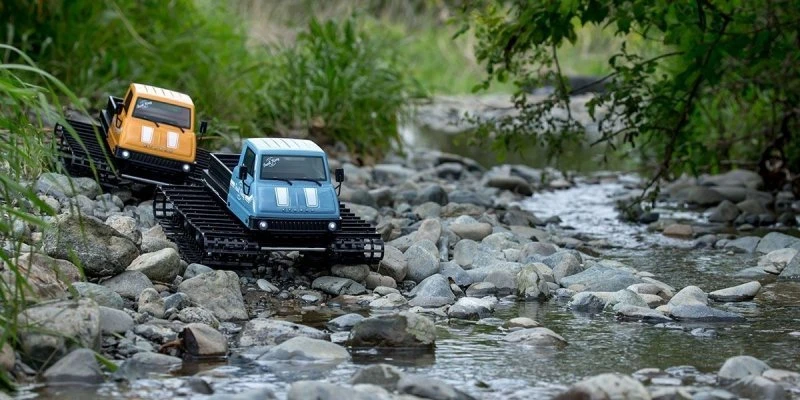 34903T1 Kyosho - 1/12 Scale EP Belt Vehicle Readyset Trail King Color Type 1 Yellow 6 34903T1 Kyosho - 1/12 Scale EP Belt Vehicle Readyset Trail King Color Type 1 Yellow - Image 4