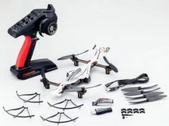 20571W Kyosho - 1/18 G-ZERO Dynamic White Readyset Radio Control Drone Racer