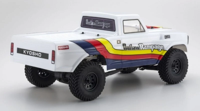 34361T1 Kyosho - 1/10 2RSA Outlaw Rampage T1 White 2WD Truck Readyset R/S 6 34361T1 Kyosho - 1/10 2RSA Outlaw Rampage T1 White 2WD Truck Readyset R/S - Image 4