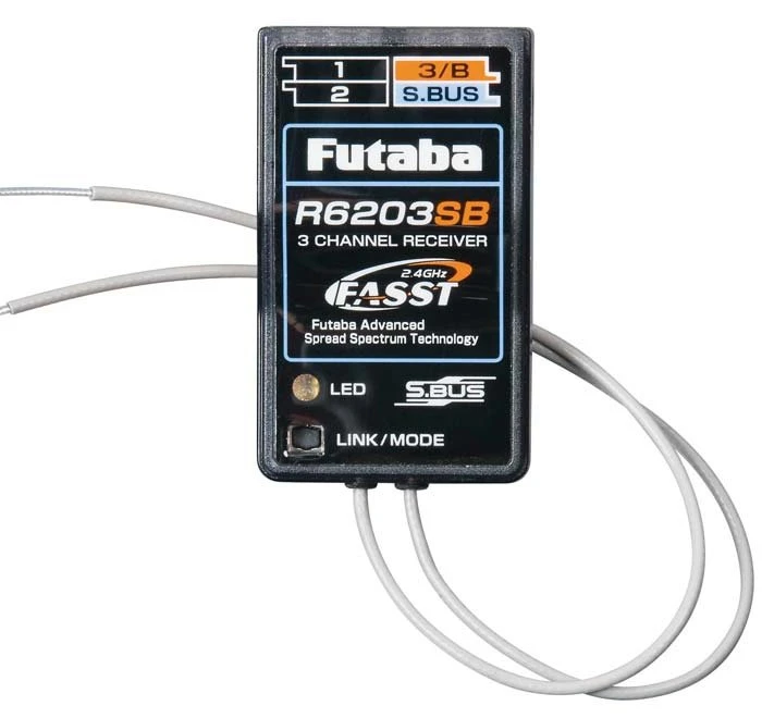 R6203SB Futaba 3-Channel S.Bus Receiver 3 R6203SB Futaba 3-Channel S.Bus Receiver