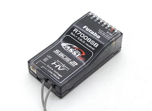 R7008SB Futaba -2.4G FASSTest 8+ Channel High-Voltage Receiver For 18MZ 3 R7008SB Futaba -2.4G FASSTest 8+ Channel High-Voltage Receiver For 18MZ
