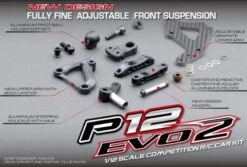 151021 ROCHE Rapide P12 EVO2 1/12 Competition Car Kit -Remote Control Model Shop b rh 151021 SUB 7