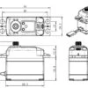 SC-1268SG Savox High Torque Steel Gear Digital Servo High Voltage