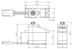 SH-0253 Savox Super Speed Micro Digital Servo