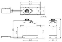 SH-0254 Savox High Torque Micro Digital Servo
