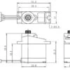 SH-0255MG Savox Micro Metal Gear Digital Servo