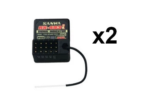 MT-5 Sanwa - 4CH 2.4G With RX-493i Receivers X 2 And LP1-2500 Battery 3 MT-5 Sanwa - 4CH 2.4G With RX-493i Receivers X 2 And LP1-2500 Battery