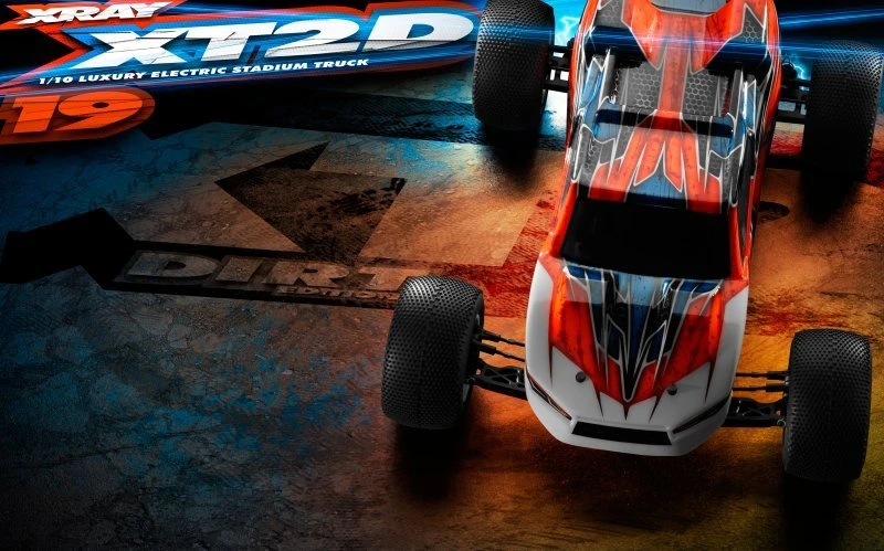 320203 XRAY - Xray T2D 2019 - 2WD 1/10 Electric Stadium Truck - Dirt Edition 9 320203 XRAY - Xray T2D 2019 - 2WD 1/10 Electric Stadium Truck - Dirt Edition - Image 7