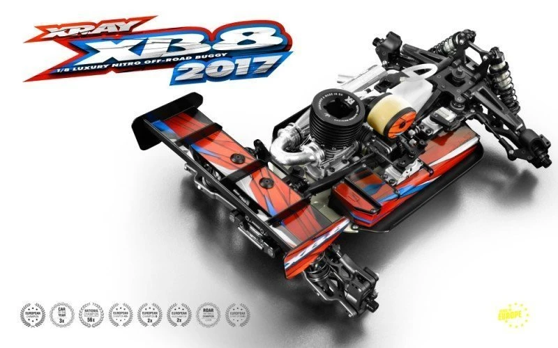 350012-M4A XRAY XB8 - 2017 Specs - 1/8 Luxury Nitro Off-road Car W/Nova Mito4offA + 51016 Pipe Set 7 350012-M4A XRAY XB8 - 2017 Specs - 1/8 Luxury Nitro Off-road Car W/Nova Mito4offA + 51016 Pipe Set - Image 5