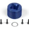 611601 XRAY Blue Heatsink Head - CNC Machined + Head Shim